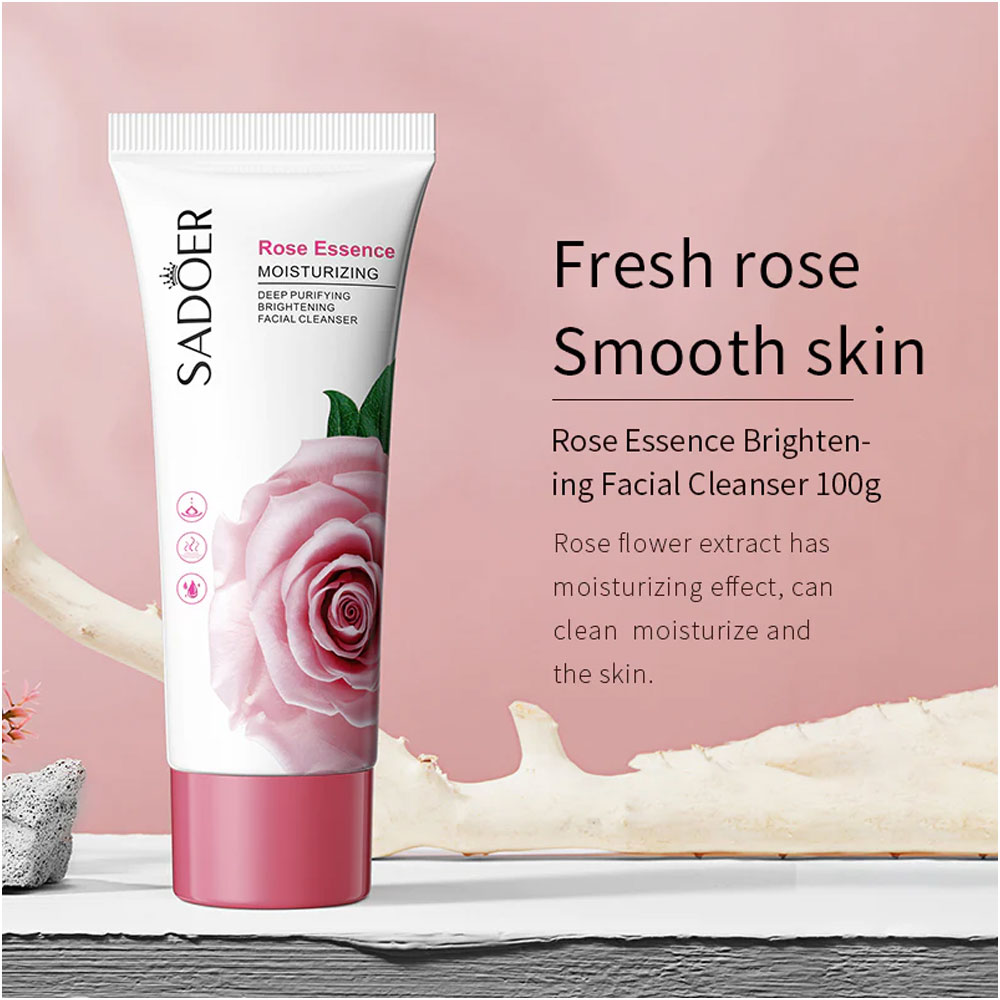 sadoer-deep-purifying-moisturizing-refreshing-facial-cleanser-rose